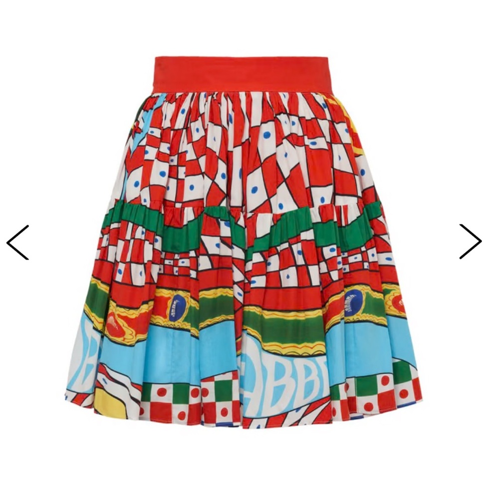 NWT Dolce and Gabbana Carretto print skirt